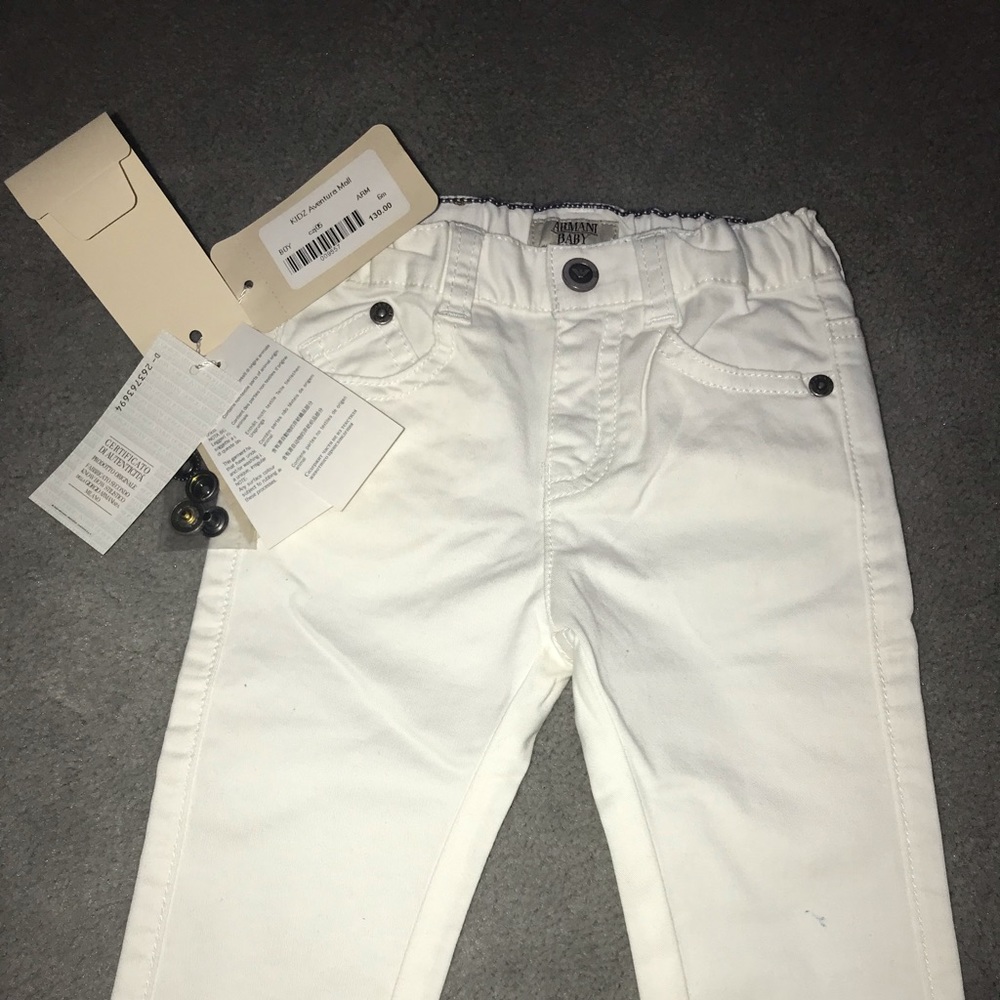 Armani Baby white jeans